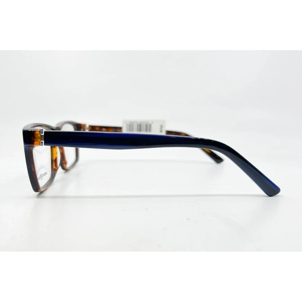 Phat Farm Eyeglasses Men Blue Tortoise Shell Rectangular 55-16-140